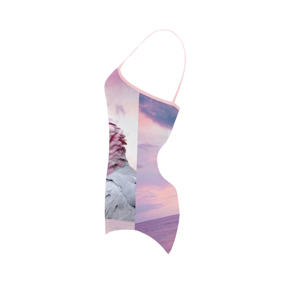 Galah Cockatoo Strap Swimsuit ( Model S05)