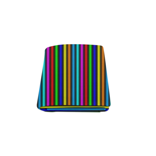 Dark Multicolored Vertical Stripes Blanket 50"x60"