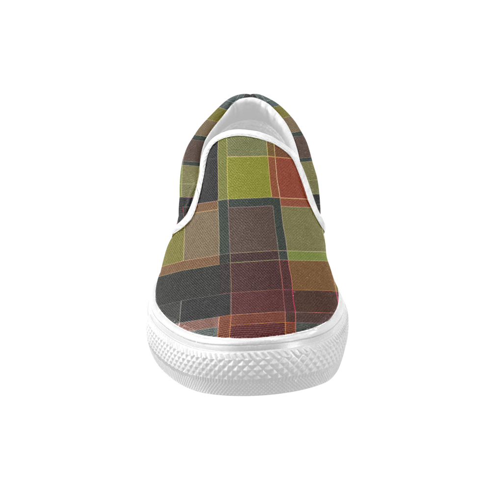 TechTile #3 - Jera Nour Men's Unusual Slip-on Canvas Shoes (Model 019)