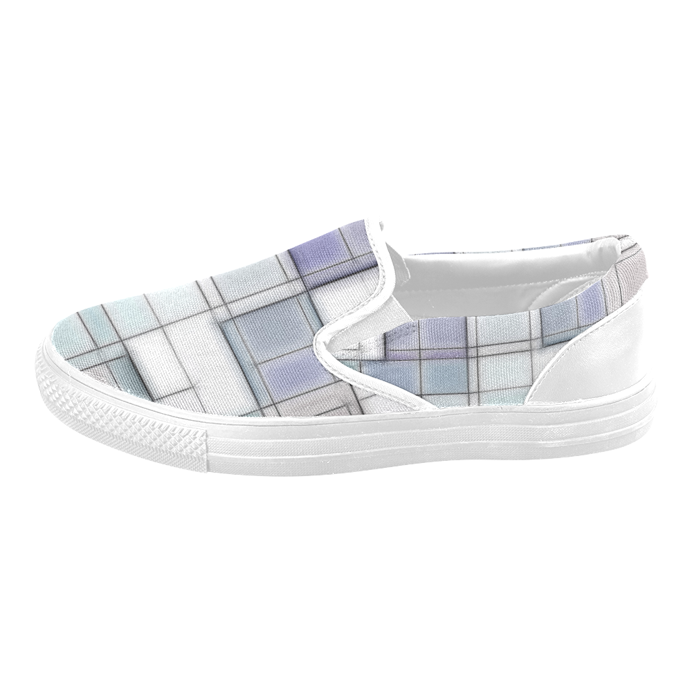 TechTile #1 - Jera Nour Men's Unusual Slip-on Canvas Shoes (Model 019)