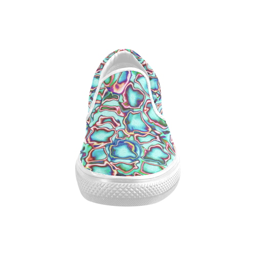 Blast-o-Blob #4 - Jera Nour Men's Unusual Slip-on Canvas Shoes (Model 019)
