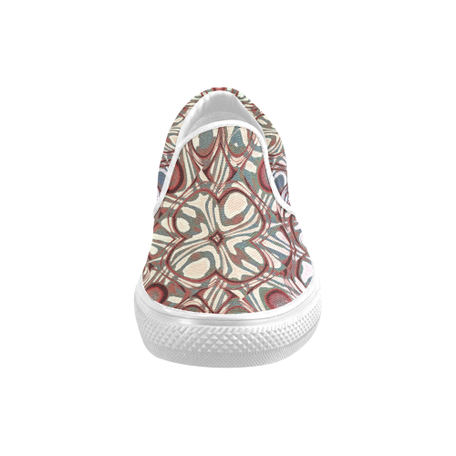 Blast-o-Blob #6 - Jera Nour Men's Unusual Slip-on Canvas Shoes (Model 019)