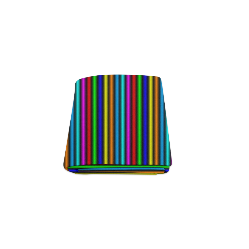 Dark Multicolored Vertical Stripes Blanket 40"x50"