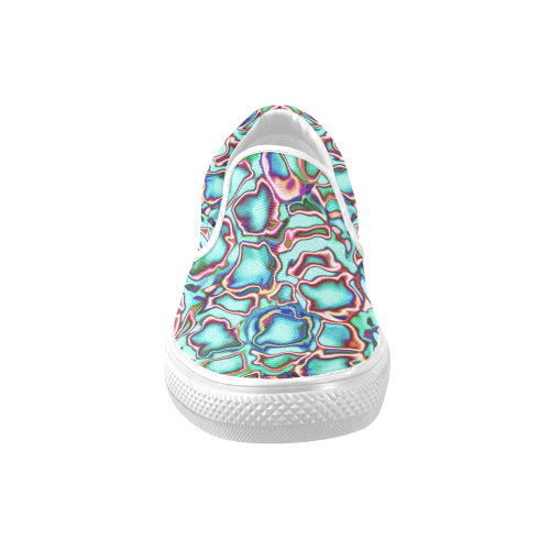 Blast-o-Blob #4 - Jera Nour Men's Unusual Slip-on Canvas Shoes (Model 019)