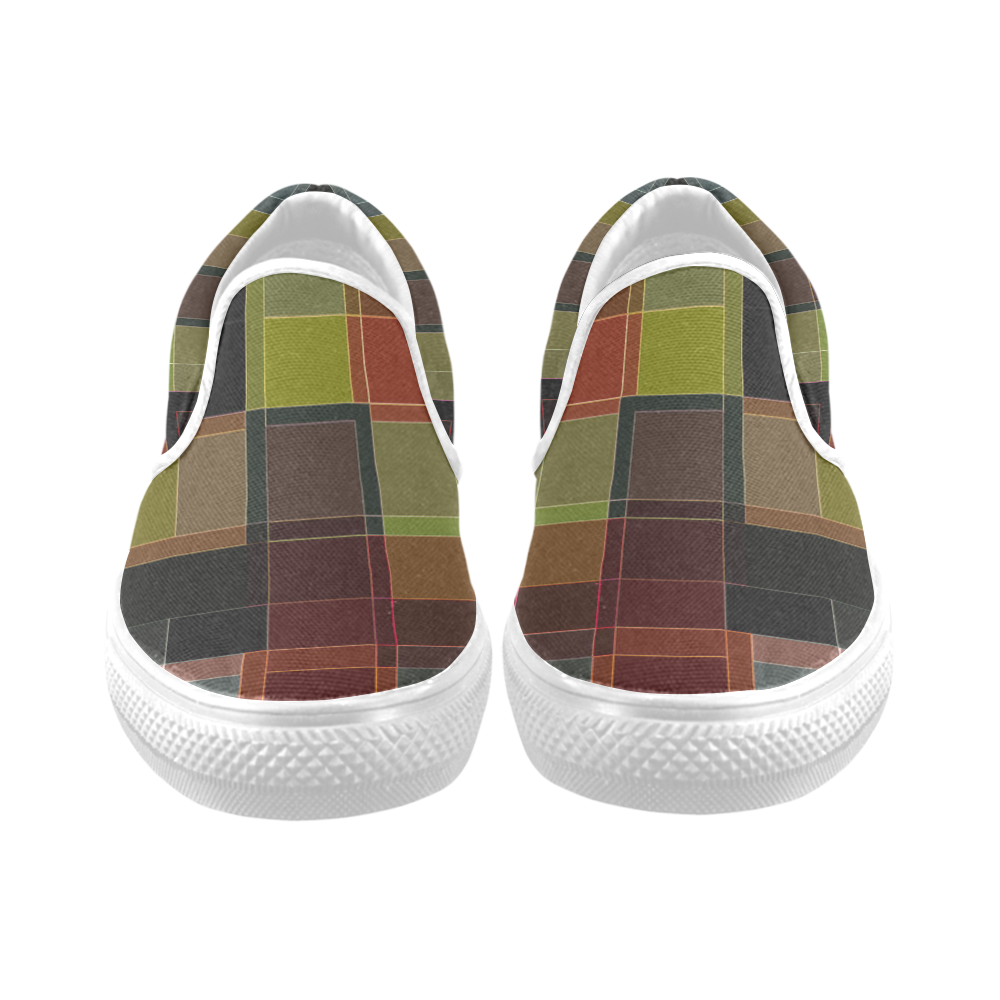 TechTile #3 - Jera Nour Men's Unusual Slip-on Canvas Shoes (Model 019)