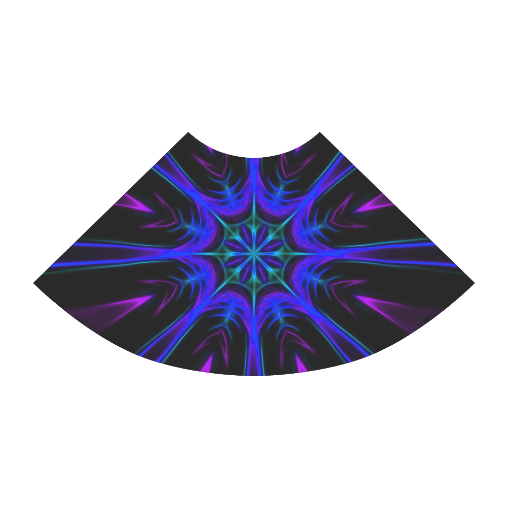 Purple Kaleidoscope Atalanta Sundress (Model D04)