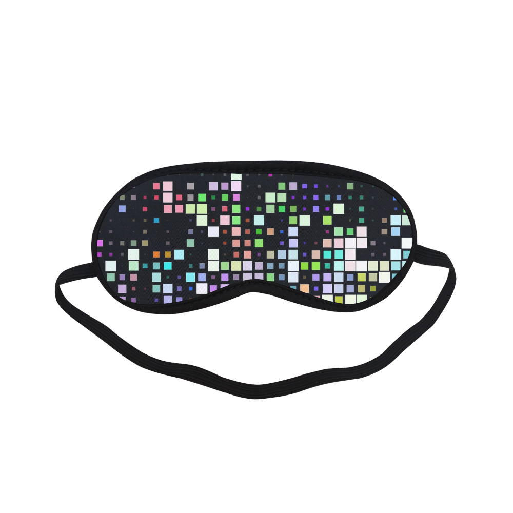 funny allover squares 1 Sleeping Mask