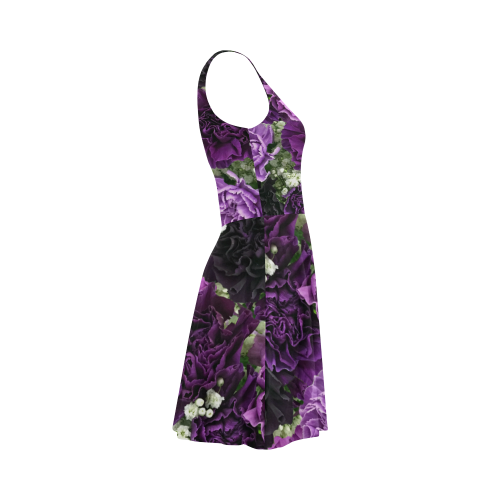 Little Purple Carnations Atalanta Sundress (Model D04)