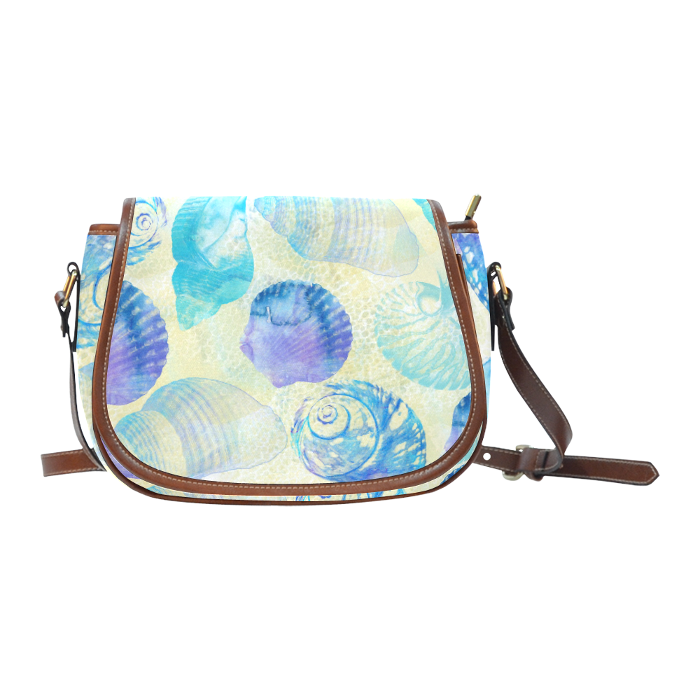 Seashells Saddle Bag/Large (Model 1649)