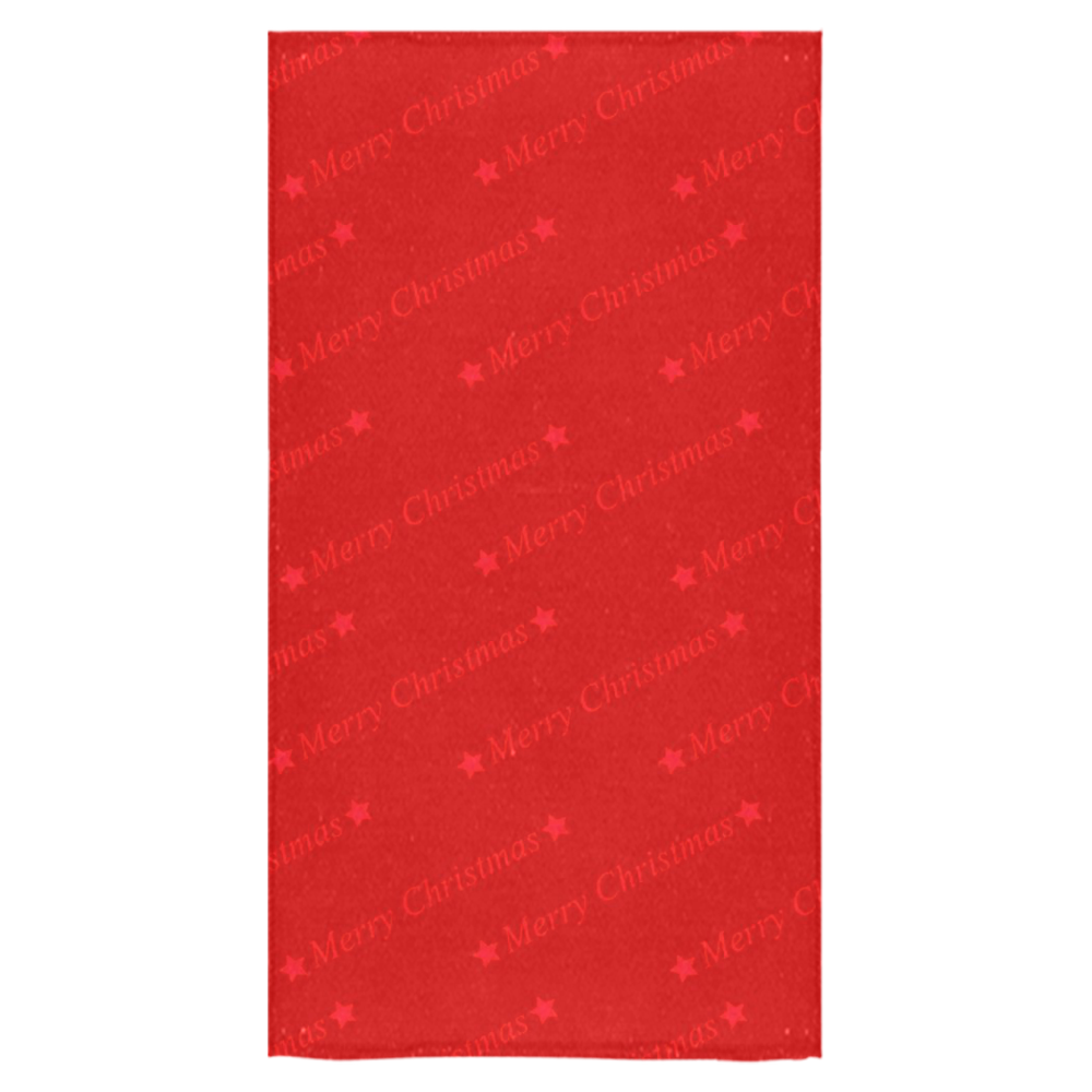 merry christmas,text red Bath Towel 30"x56"