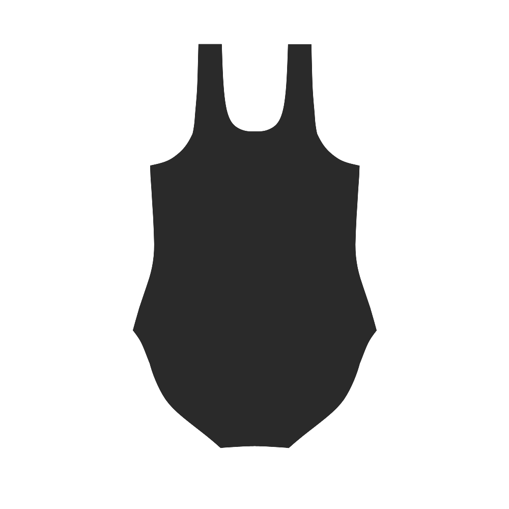 Black Gibson Les paul Custom Vest One Piece Swimsuit (Model S04)