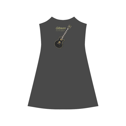 Black Gibson Les paul Custom Alcestis Slip Dress (Model D05)