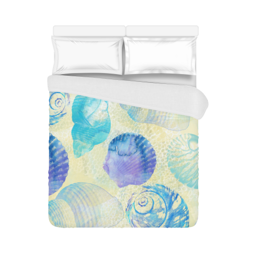 Seashells Duvet Cover 86"x70" ( All-over-print)