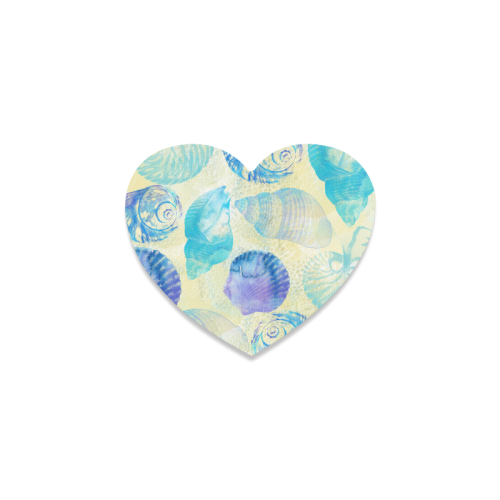 Seashells Heart Coaster