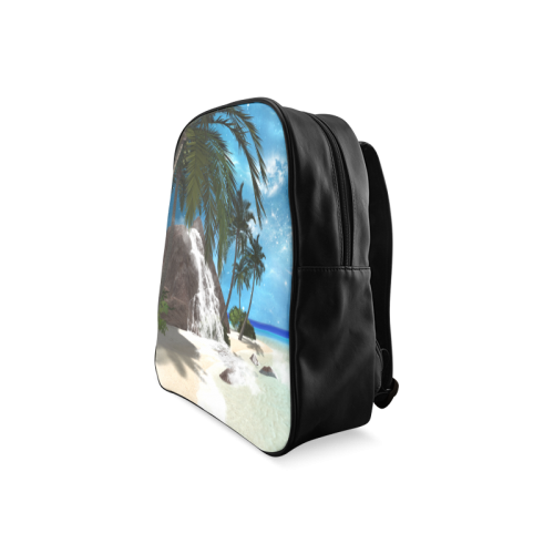 Seascape in the night School Backpack/Large (Model 1601)