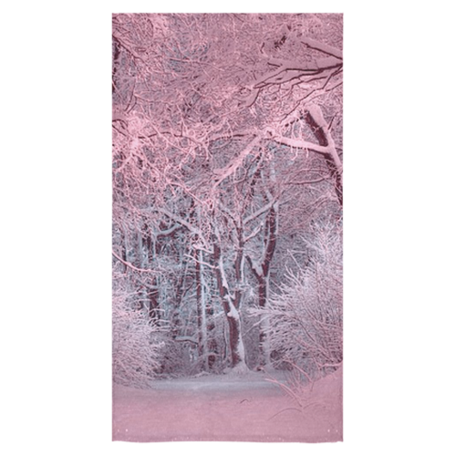 another winter wonderland  pink Bath Towel 30"x56"