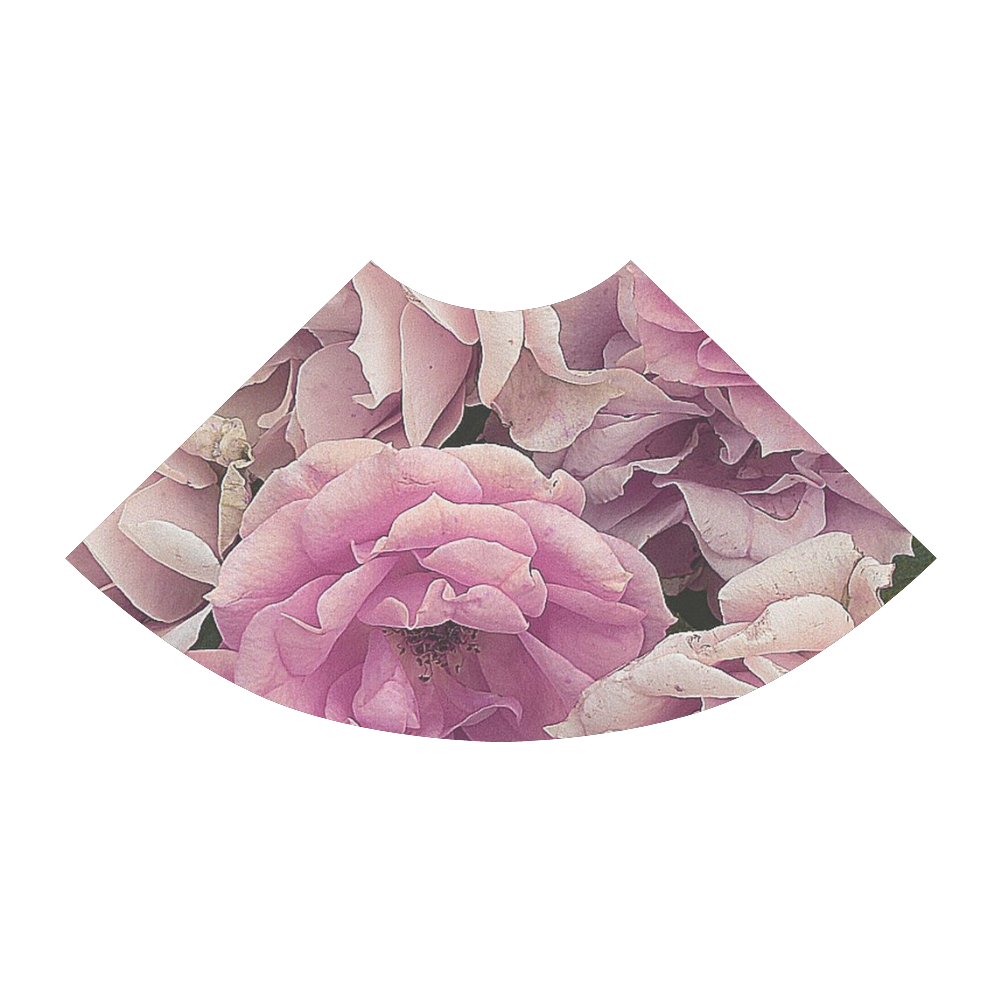 great garden roses pink Atalanta Sundress (Model D04)
