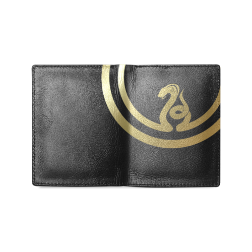 Golden Cobra Men's Leather Wallet (Model 1612)