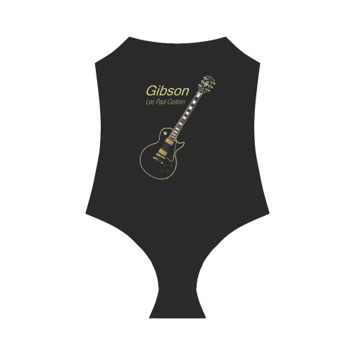 Black Gibson Les paul Custom Strap Swimsuit ( Model S05)