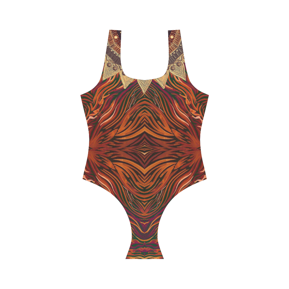 zebra 5 Vest One Piece Swimsuit (Model S04)
