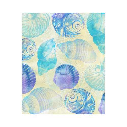 Seashells Duvet Cover 86"x70" ( All-over-print)