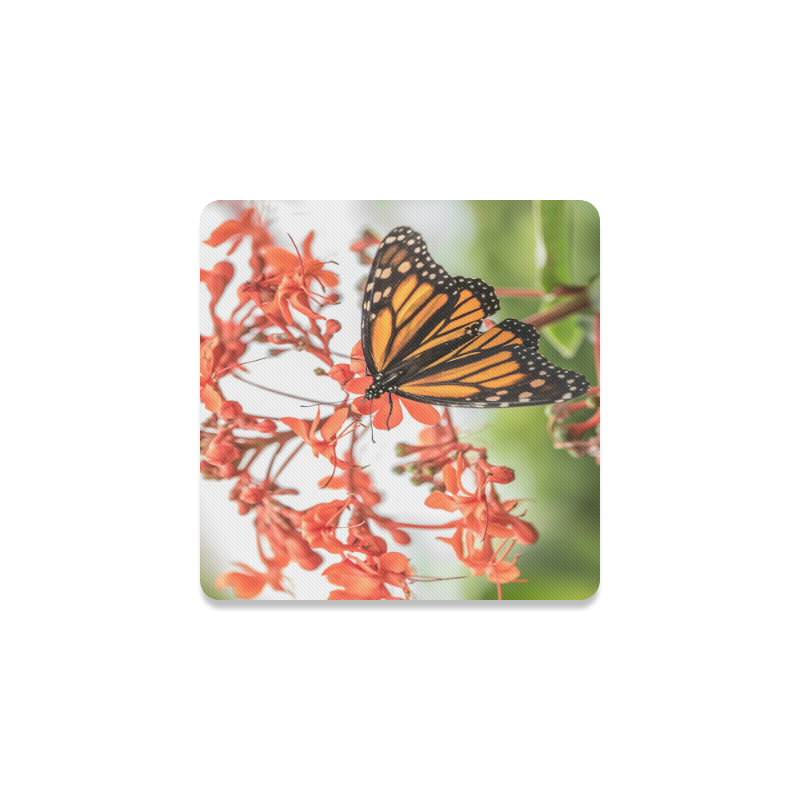Monarch Butterfly Dreams Square Coaster
