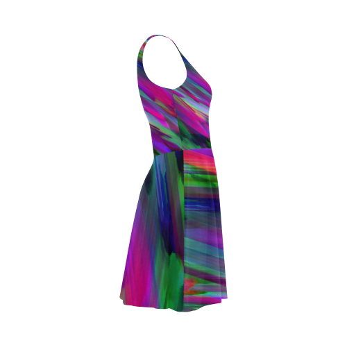 Colorful digital art splashing G400 Atalanta Sundress (Model D04)