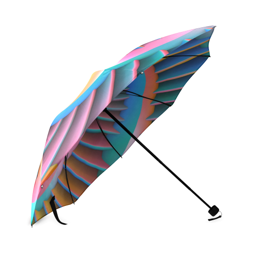 Opposing Spirals Foldable Umbrella (Model U01)