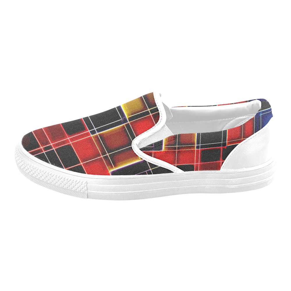 TechTile #2 - Jera Nour Women's Unusual Slip-on Canvas Shoes (Model 019)