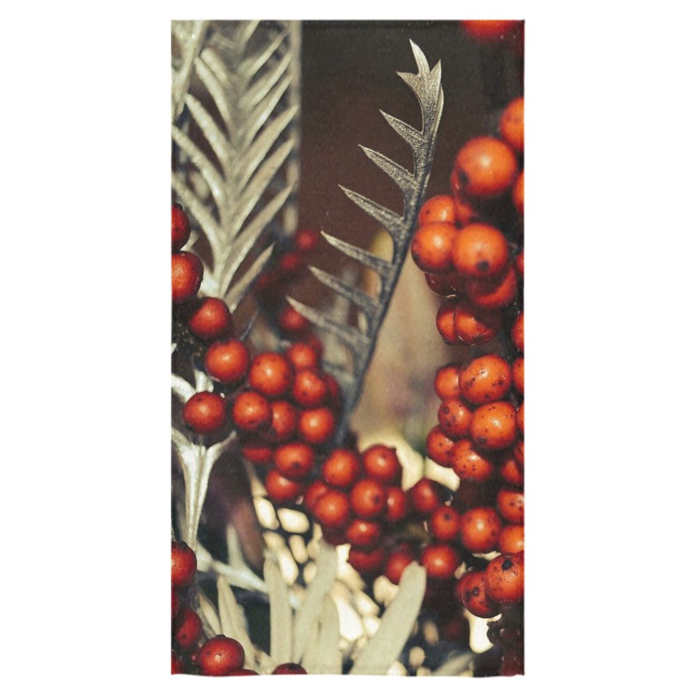 holly berries 715 Bath Towel 30"x56"