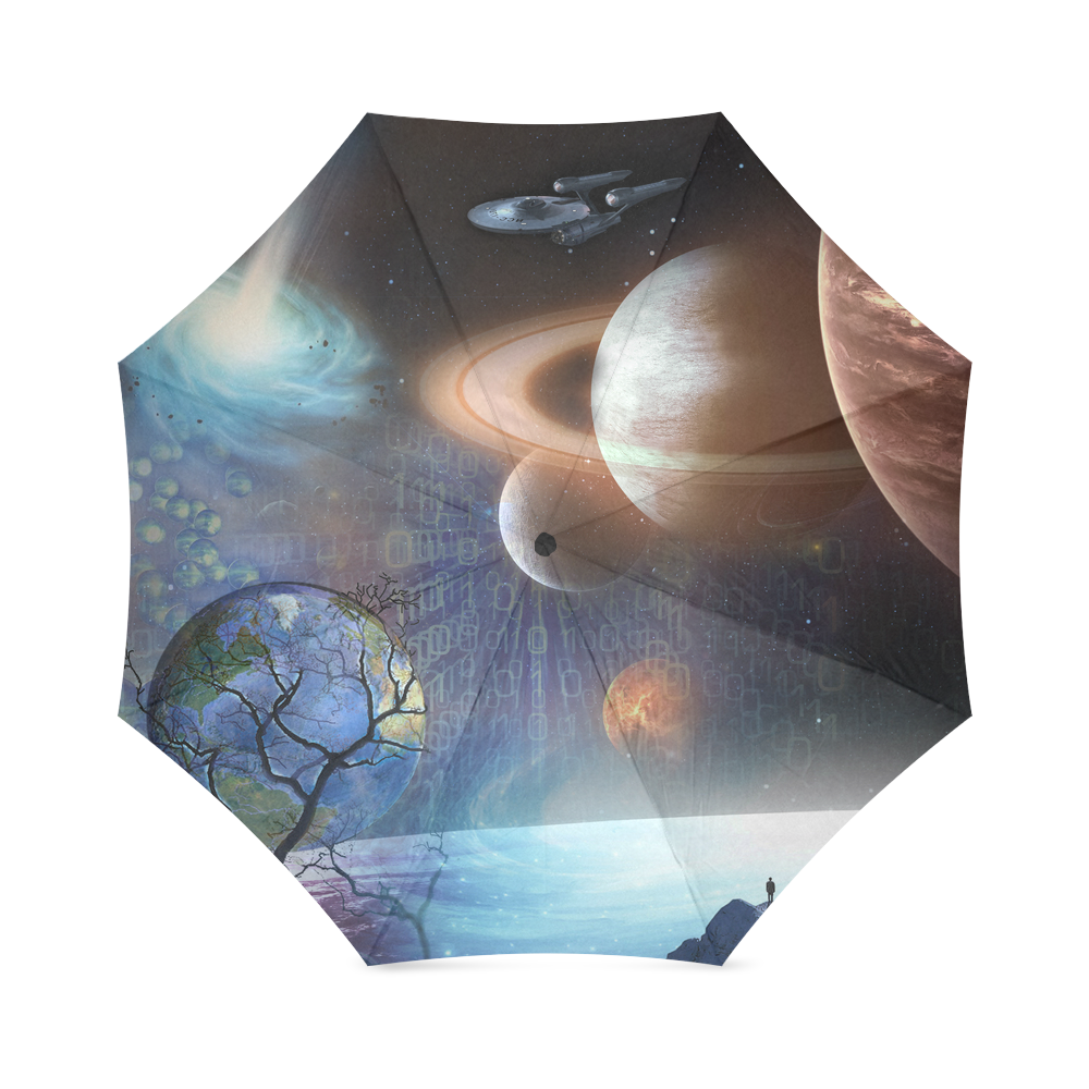 Extraterrestrial Civilizations Foldable Umbrella (Model U01)