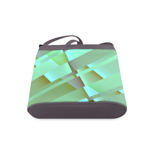 Pastel Green Retro Crossbody Bags (Model 1613)
