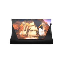 Fantasy seascape Clutch Bag (Model 1630)