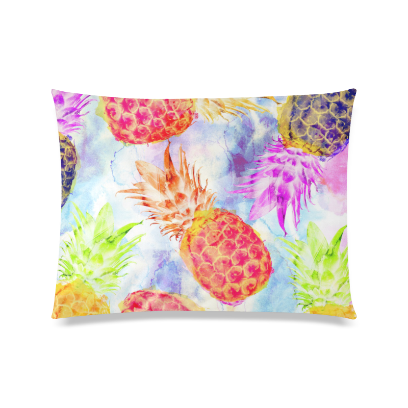 Pineapples Custom Zippered Pillow Case 20"x26"(Twin Sides)