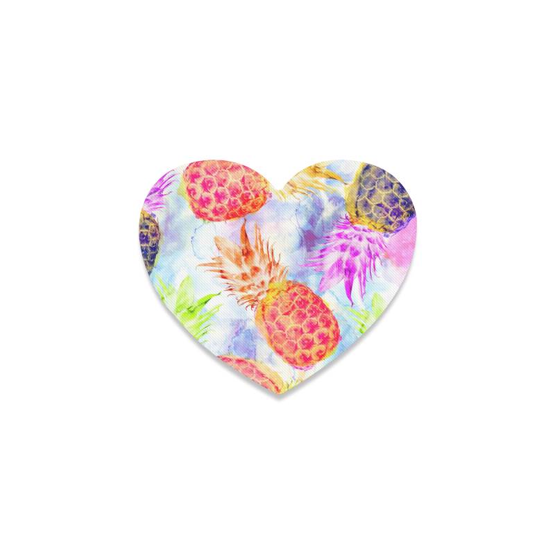 Pineapples Heart Coaster