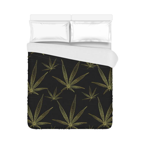 cannabis leaf bettdecke Duvet Cover 86"x70" ( All-over-print)