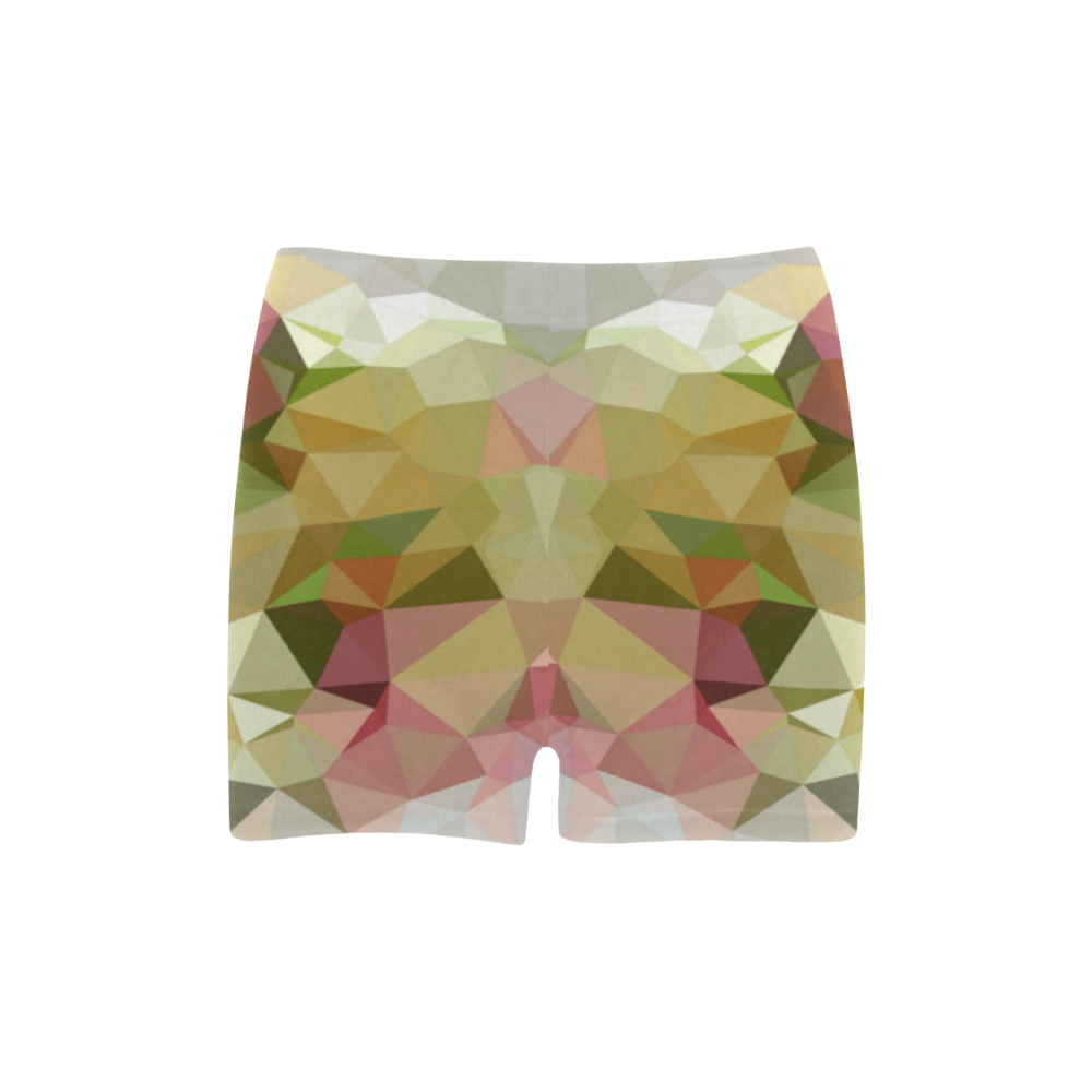 Low Poly Pastel Flowers Briseis Skinny Shorts (Model L04)