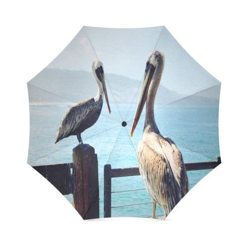 Seaside Pelican Chat Foldable Umbrella (Model U01)