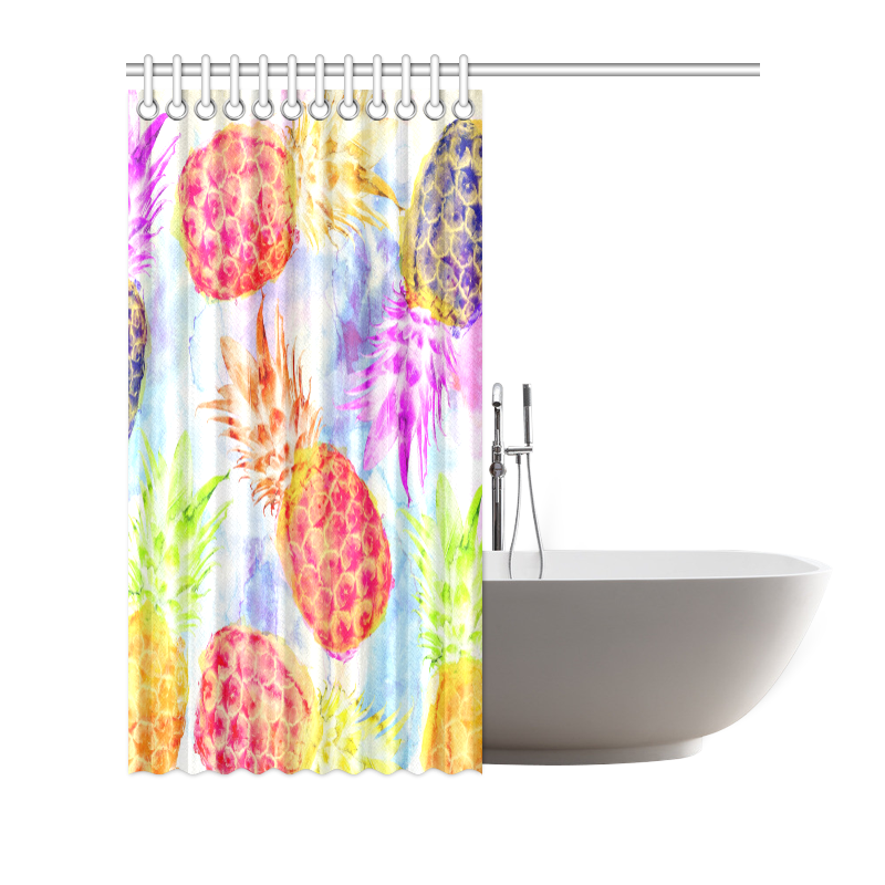 Pineapples Shower Curtain 66"x72"