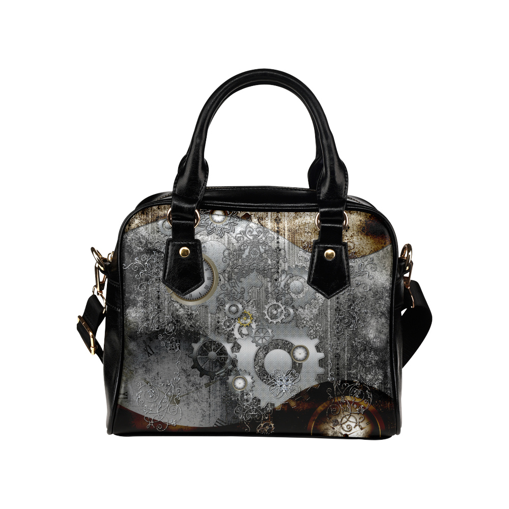 Steampunk in vintage design Shoulder Handbag (Model 1634)