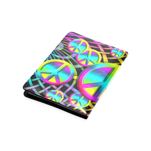 Colorful Peace Pattern Custom NoteBook A5