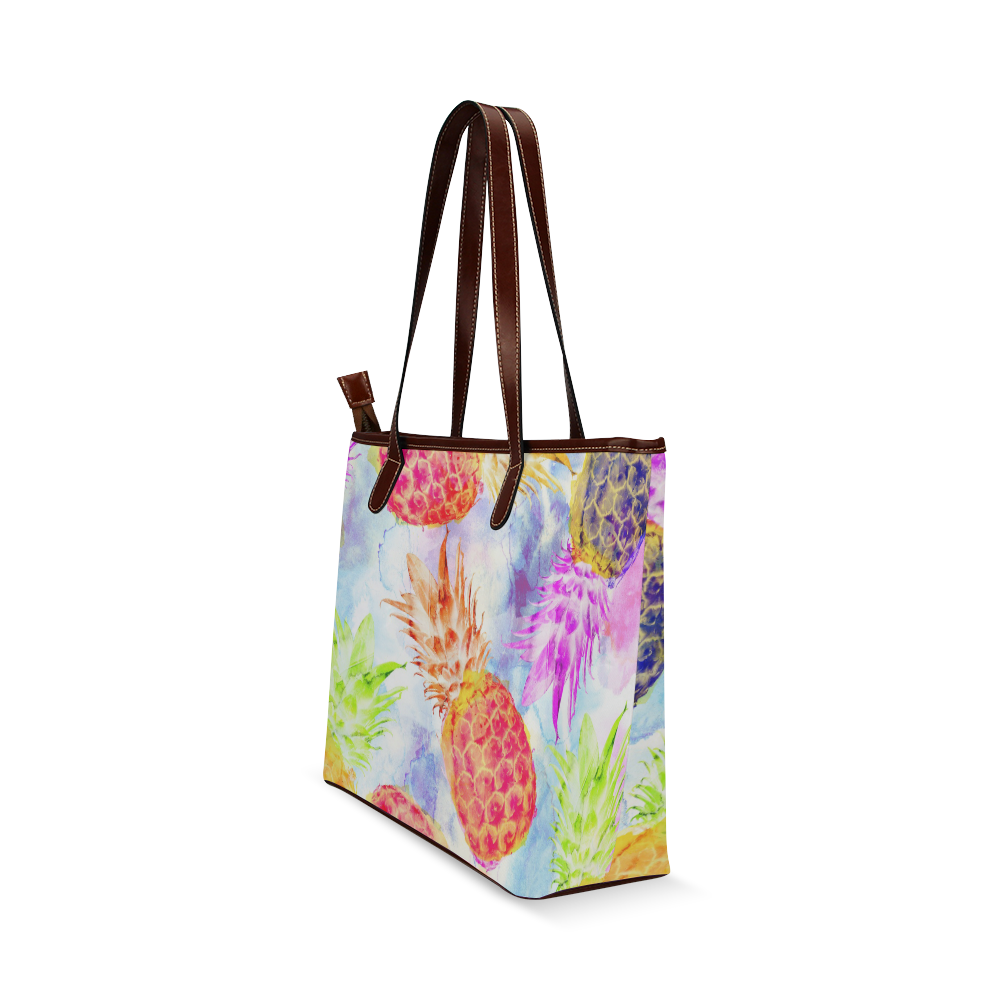 Pineapples Shoulder Tote Bag (Model 1646)