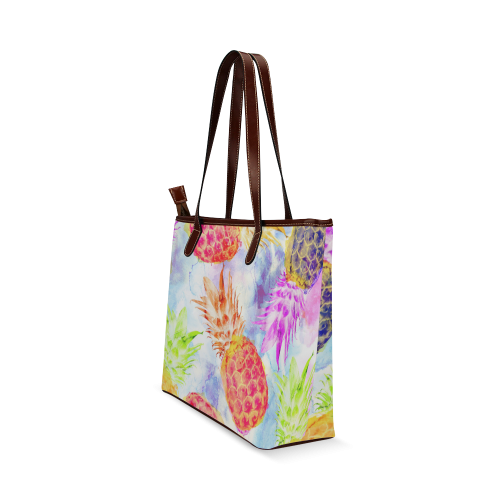 Pineapples Shoulder Tote Bag (Model 1646)