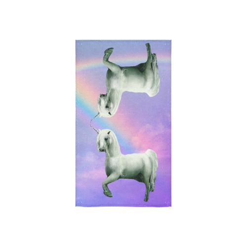 Unicorn and Rainbow Custom Towel 16"x28"