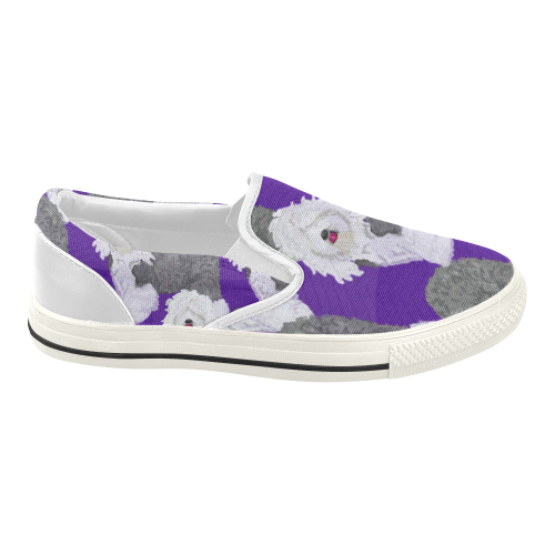 magestic Women's Slip-on Canvas Shoes (Model 019)