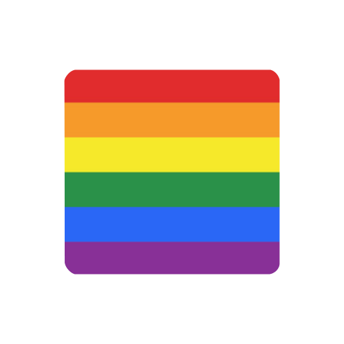 Gay Pride Rainbow Flag Stripes Women's Clutch Wallet (Model 1637)