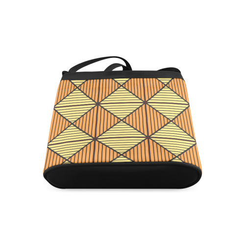Geometric Triangle Pattern Crossbody Bags (Model 1613)