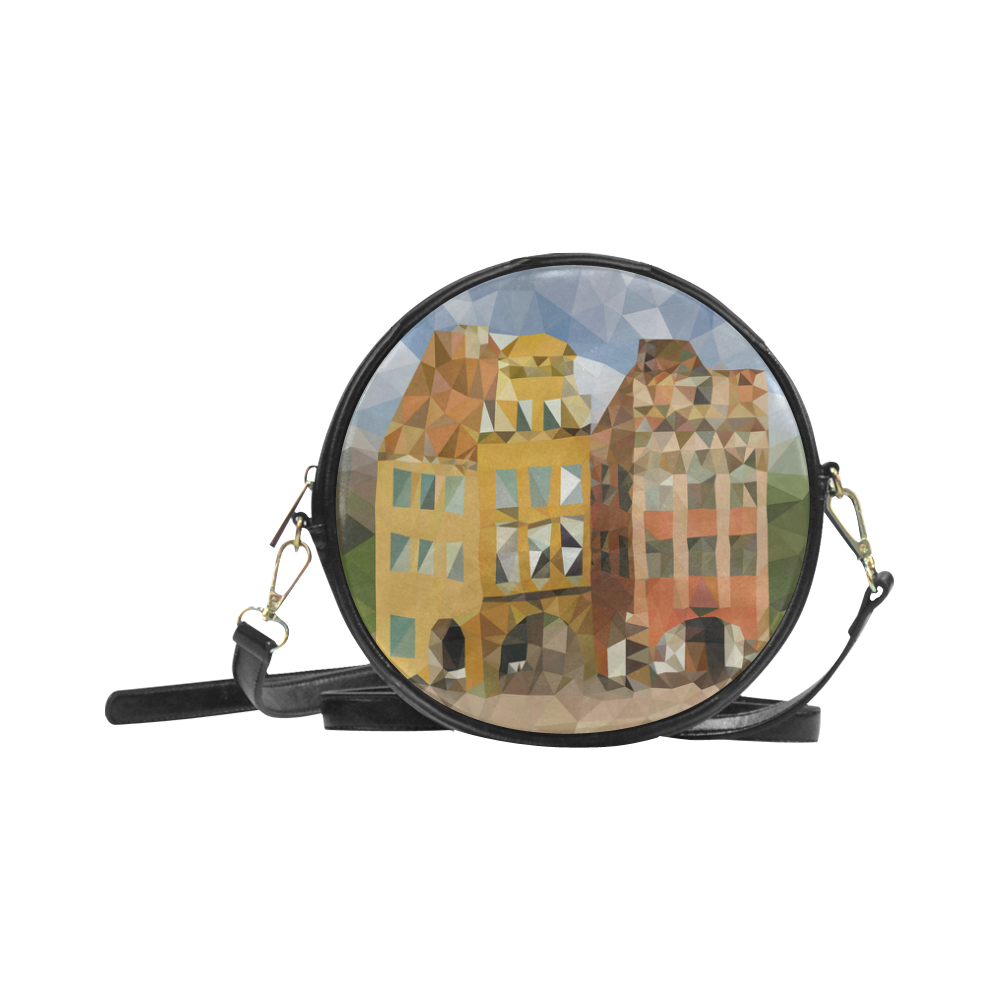 Fairy Tale Town Round Sling Bag (Model 1647)