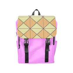 Geometric Triangle Pattern Casual Shoulders Backpack (Model 1623)
