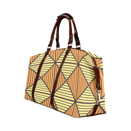 Geometric Triangle Pattern Classic Travel Bag (Model 1643)